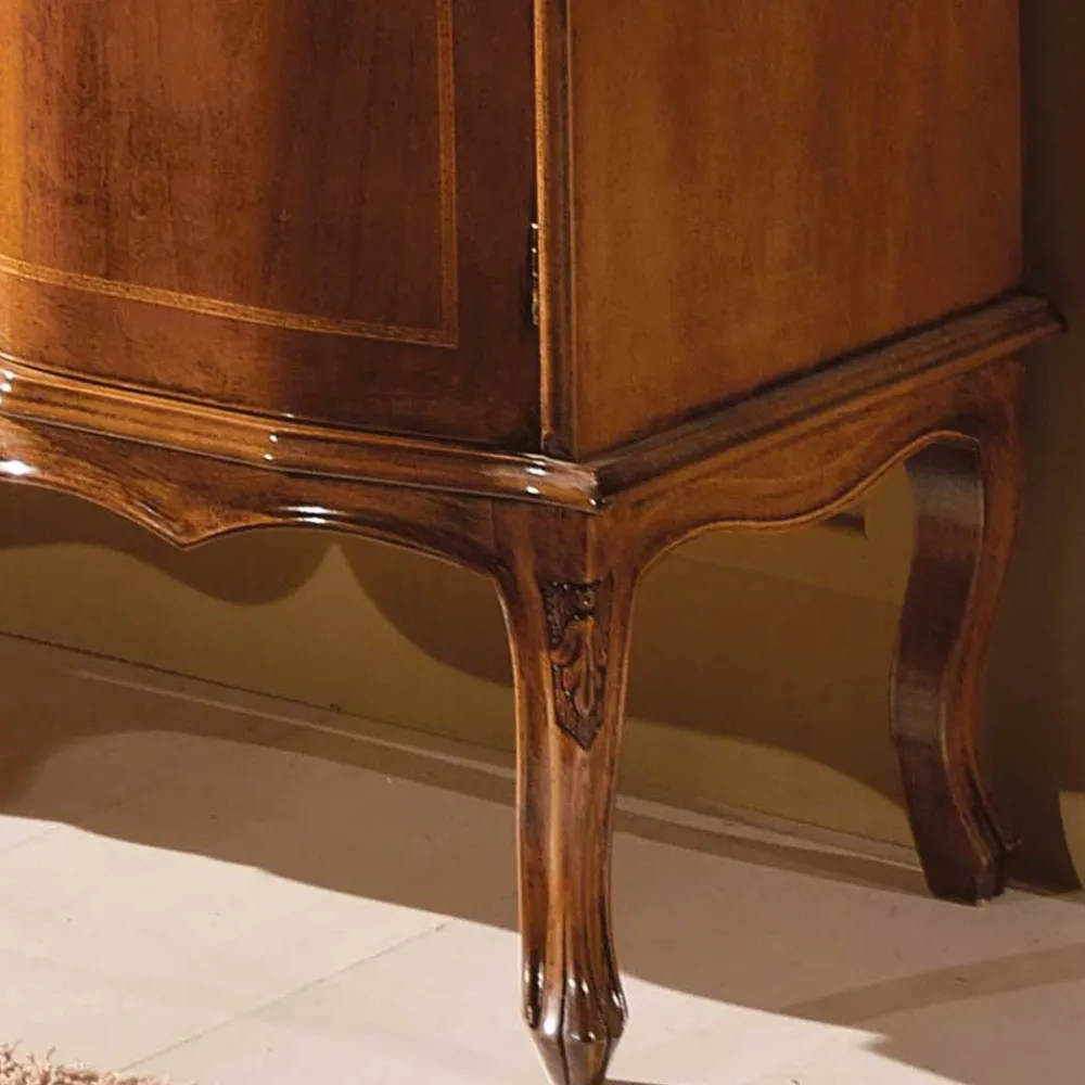 Wohnen 133x90x42 Barock Sideboard in Nussbaumfarben - Motiz