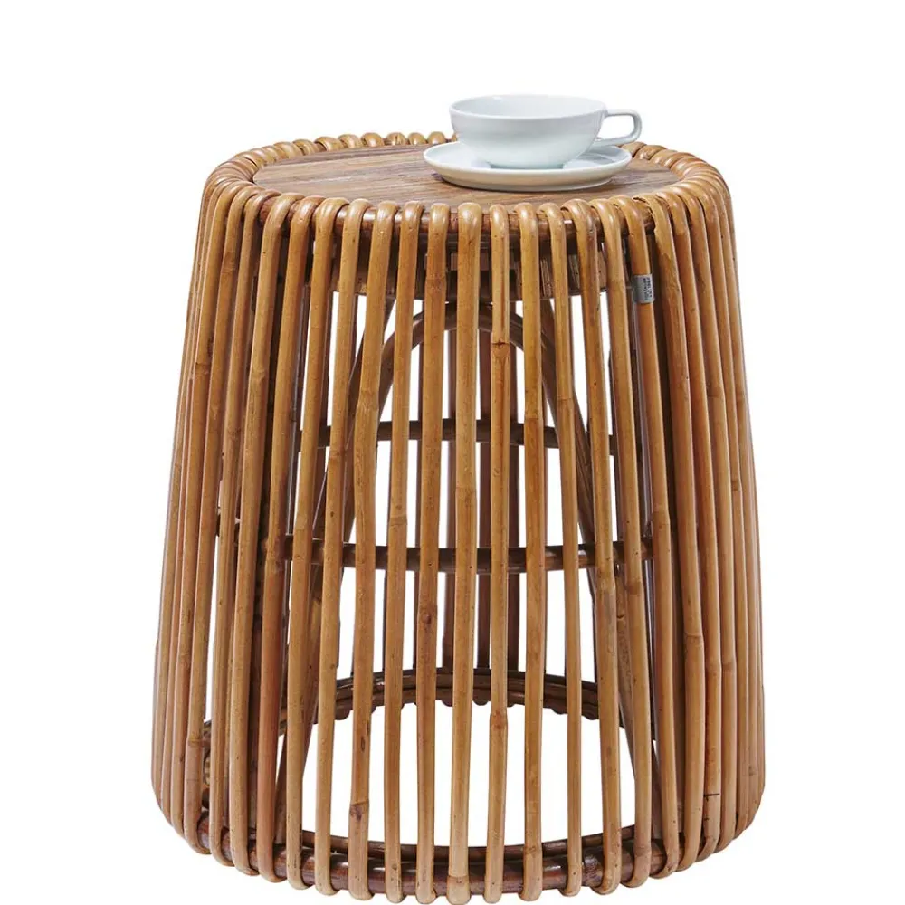 Wohnen 50x53x50 Beistelltisch aus Recyclingholz - Irune