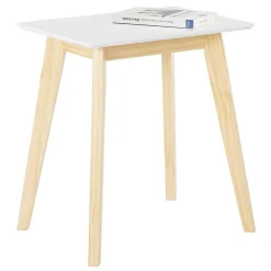 Wohnen Telefontische*52x59x38 Beistelltisch in Weiß & Kiefer - Ivonas