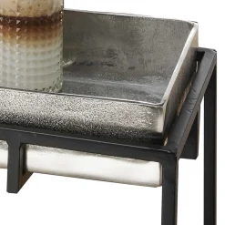 Wohnen 57x59x32 Beistelltisch mit hohem Rand - Bargas