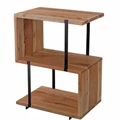 Wohnen Massivholzmöbel|Küchentische*45x60x30 Beistelltisch Regal in Akazie - Matic