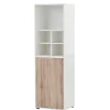 Wohnen 51x168x41 Büro Aktenregal Schrank zweifarbig - Laganzo