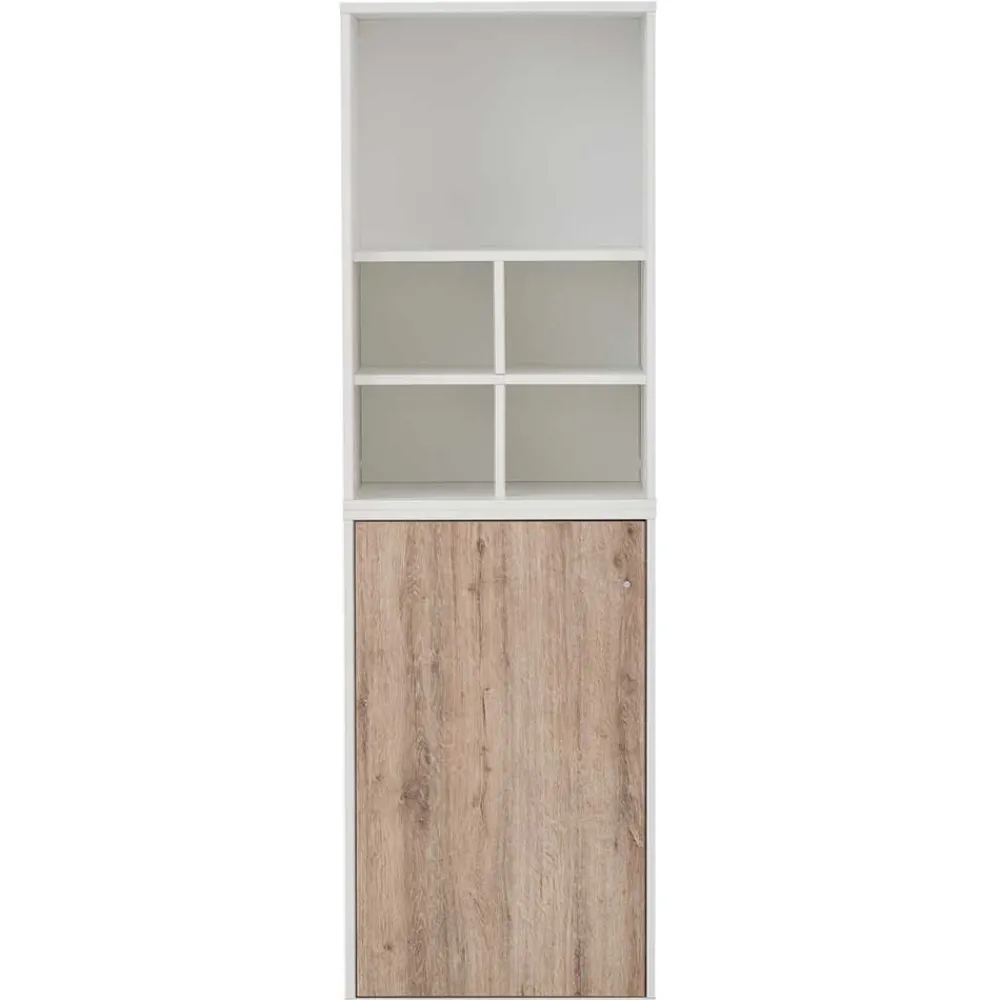 Wohnen 51x168x41 Büro Aktenregal Schrank zweifarbig - Laganzo
