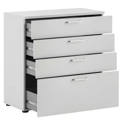 Wohnen Sideboards & Kommoden|Sideboards & Kommoden*80x84x41 Büro Kommode in Lichtgrau - Bowsla