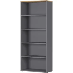 Wohnen Esszimmerregale|Regale*80x197x40 Büro Ordnerregal mit fünf Fächern - Ovgunia