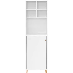 Wohnen Weiße Möbel|Büroschränke*51x185x41 Büro Regal Schrank in Weiß - Obtin