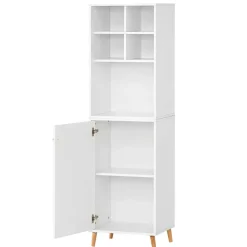 Wohnen Weiße Möbel|Büroschränke*51x185x41 Büro Regal Schrank in Weiß - Obtin