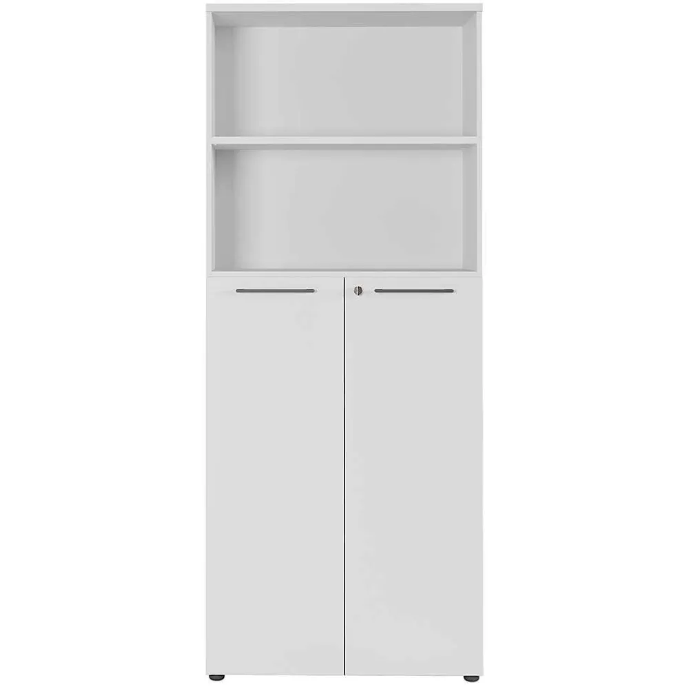 Wohnen 80x197x40 Büro Schrank mit 2 Fächern & 2 Türen - Ofledio