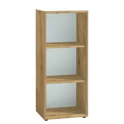 Wohnen Büroregale*50x120x37 Büroregal in Weiß & Wildeiche - Laszlo