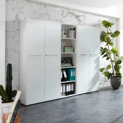 Wohnen Büroregale*50x196x37 Büroregal mit 5 Fächern - Fidania