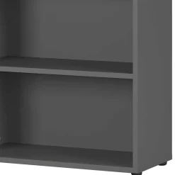 Wohnen Büroregale*80x197x40 cm Aktenregal in Dunkelgrau - Noel
