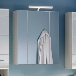 Wohnen 60x70x18 cm Bad Spiegelschrank 3-türig - Whale