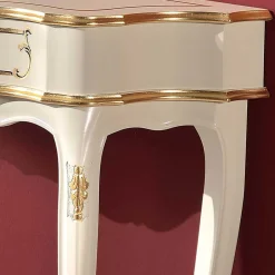 Wohnen 88x75x34 cm Barock Konsolentisch halbrund - Iviada