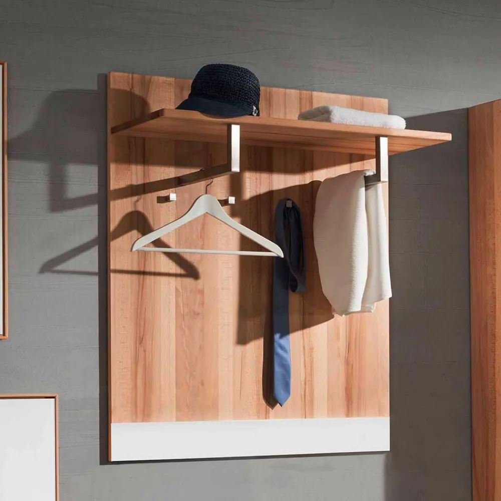 Wohnen 88x106x33 cm Garderobe aus Kernbuche - Mandrey