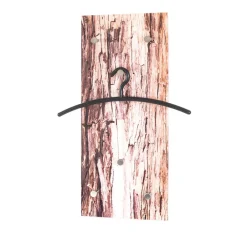 Wohnen 30x90x5 cm Glas Hängegarderobe mit Druck - Ineke