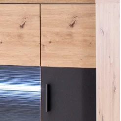 Wohnen 120x134x37 cm Highboard mit drei Türen - Vecenda