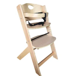 Kinder Wohnen 45x81x51 cm Kinder Hochstuhl aus massiver Buche - Bogor