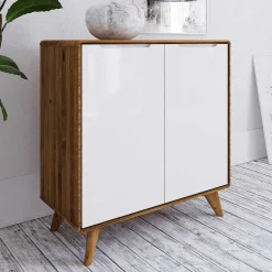 Wohnen 90x92x40 cm Kommode mit Doppeltür - Diesta II