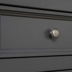 Wohnen 112x88x45 cm Landhaus Kommode in Grau & Eiche - Witenga