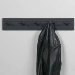 Wohnen Bürogarderoben*75x13x10 cm Metall Hängegarderobe mit 10 Haken - Tropicas