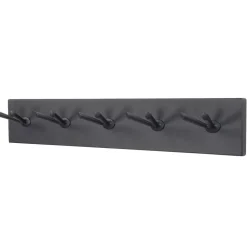 Wohnen Bürogarderoben*75x13x10 cm Metall Hängegarderobe mit 10 Haken - Tropicas