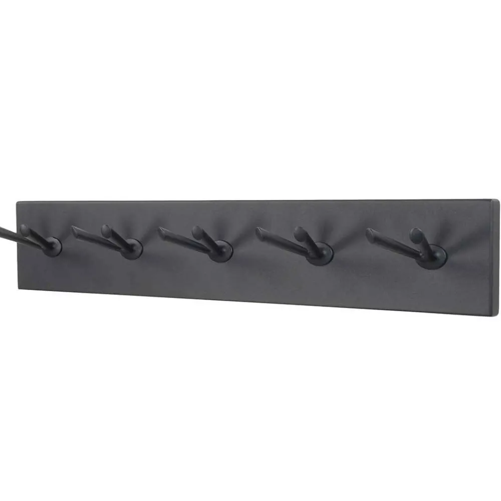 Wohnen Bürogarderoben*75x13x10 cm Metall Hängegarderobe mit 10 Haken - Tropicas