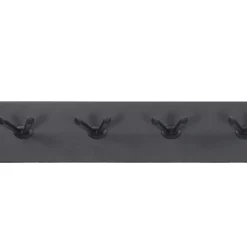 Wohnen Bürogarderoben*75x13x10 cm Metall Hängegarderobe mit 10 Haken - Tropicas