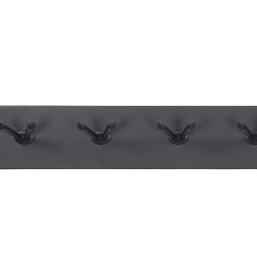 Wohnen Bürogarderoben*75x13x10 cm Metall Hängegarderobe mit 10 Haken - Tropicas