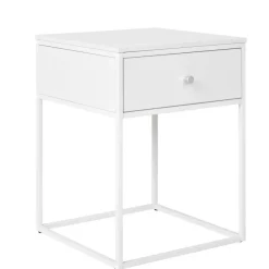 Wohnen Nachttische|Kommoden*40x55x40 cm Nachttisch in Weiß - Vignola