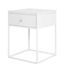 Wohnen Nachttische|Kommoden*40x55x40 cm Nachttisch in Weiß - Vignola