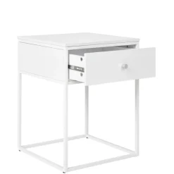 Wohnen Nachttische|Kommoden*40x55x40 cm Nachttisch in Weiß - Vignola