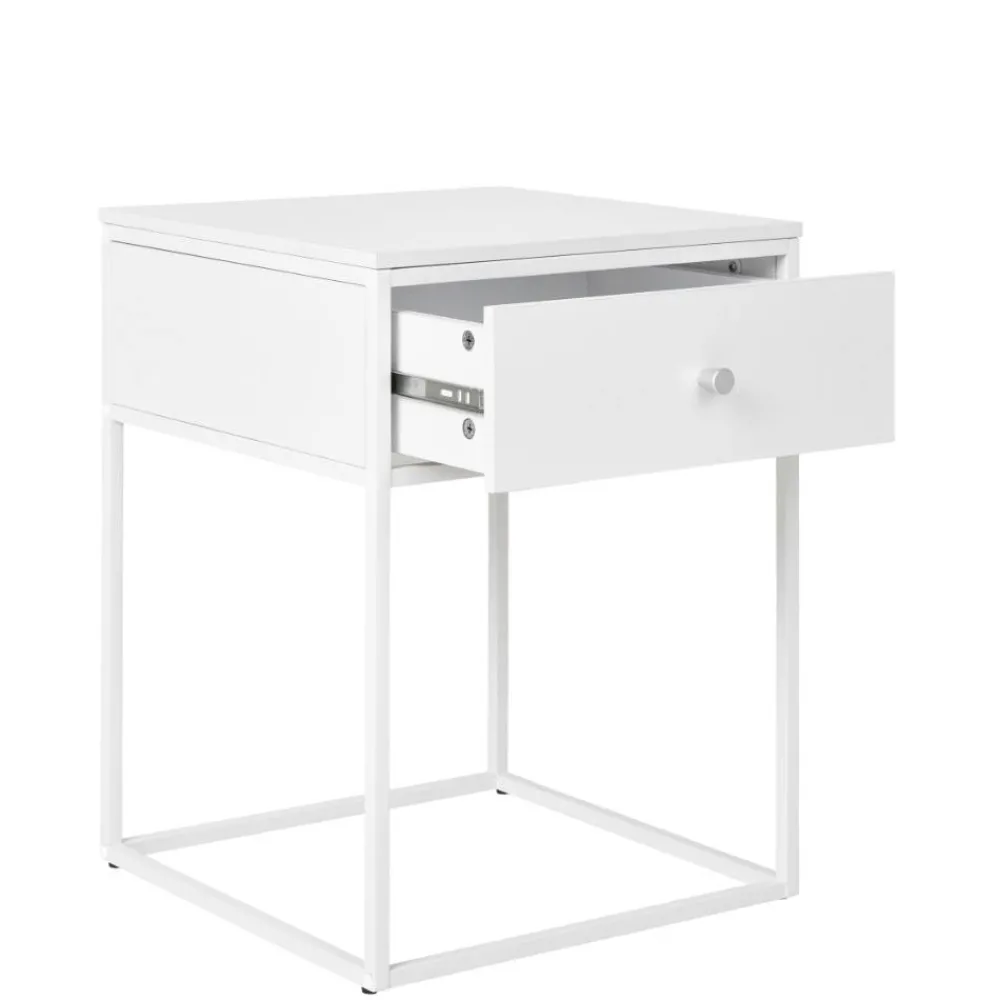 Wohnen Nachttische|Kommoden*40x55x40 cm Nachttisch in Weiß - Vignola