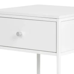 Wohnen Nachttische|Kommoden*40x55x40 cm Nachttisch in Weiß - Vignola