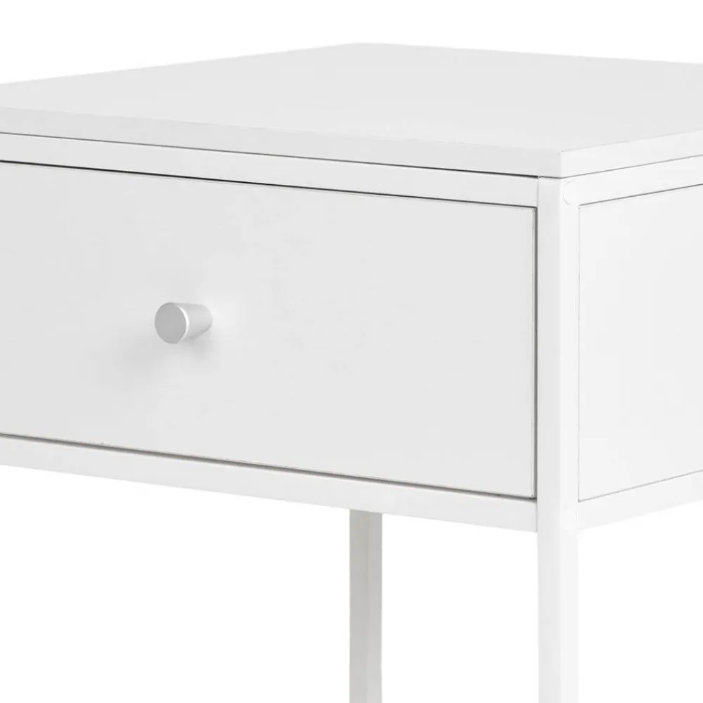 Wohnen Nachttische|Kommoden*40x55x40 cm Nachttisch in Weiß - Vignola