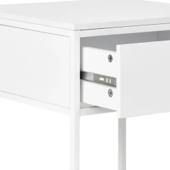 Wohnen Nachttische|Kommoden*40x55x40 cm Nachttisch in Weiß - Vignola