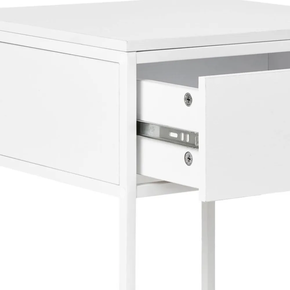Wohnen Nachttische|Kommoden*40x55x40 cm Nachttisch in Weiß - Vignola