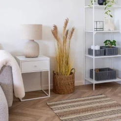 Wohnen Nachttische|Kommoden*40x55x40 cm Nachttisch in Weiß - Vignola