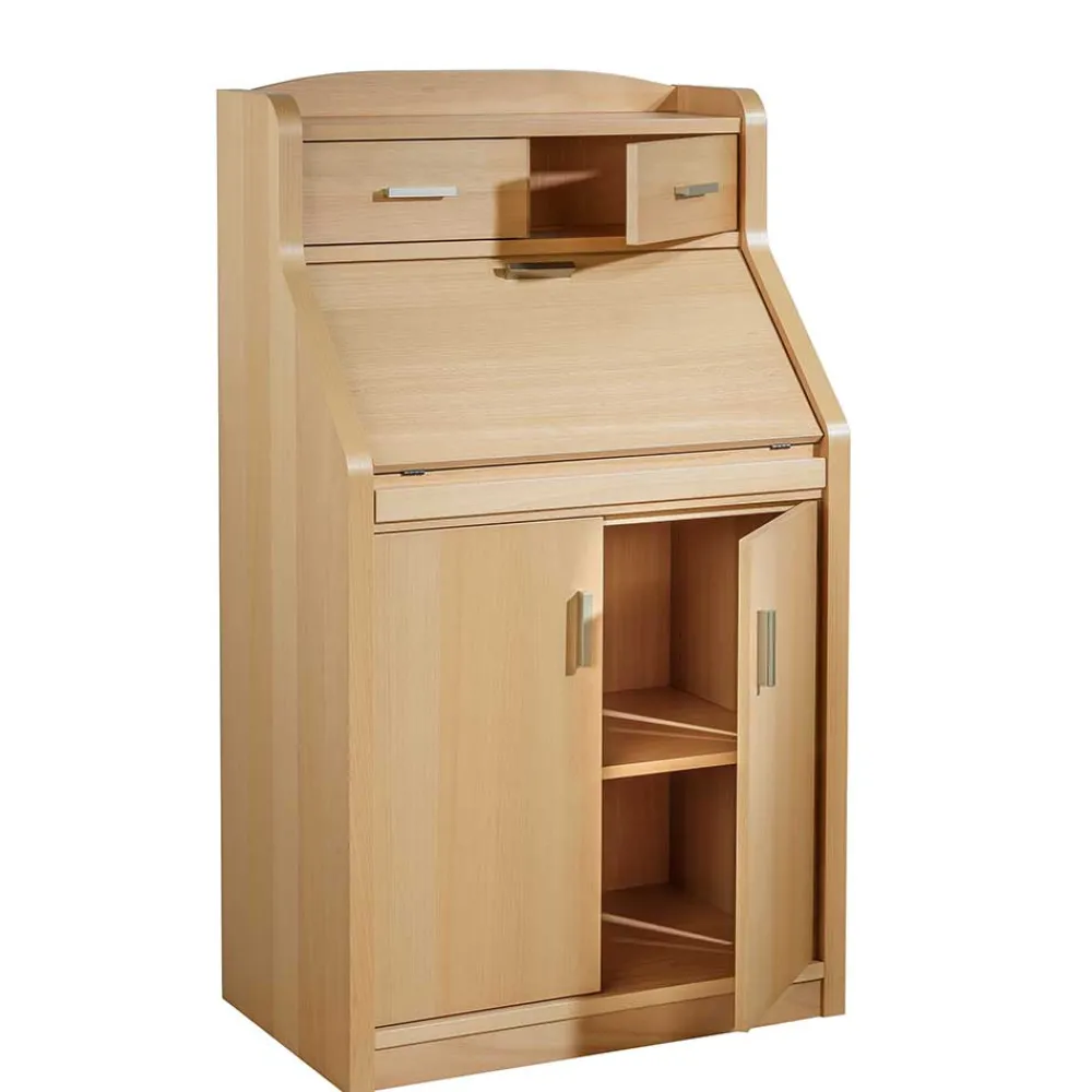 Wohnen Esszimmerschränke*67x120x44 cm Schranksekretär in Buche Natur - Tablona