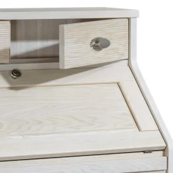 Wohnen Esszimmerschränke*87x117x44 cm Sekretär aus Eiche White Washed - Larioja