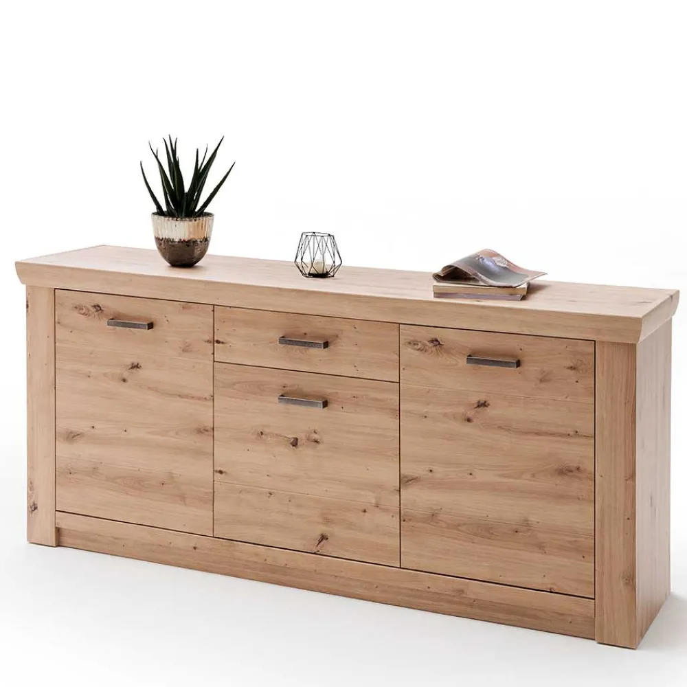 Wohnen 183x84x45 cm Sideboard in Dekor Eiche - Wykina