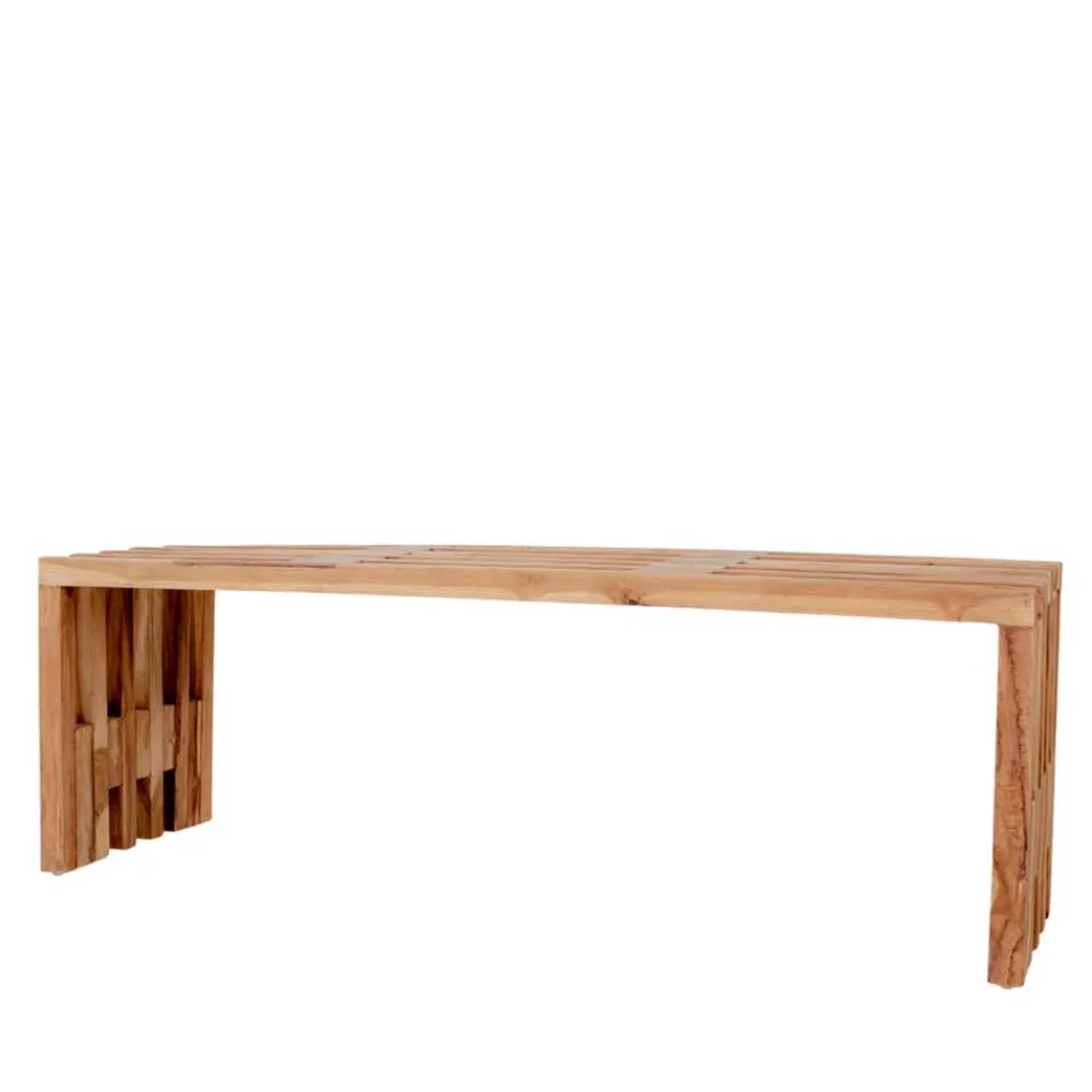 Wohnen 140x45x35 cm Teakholz Bank geölt - Fire