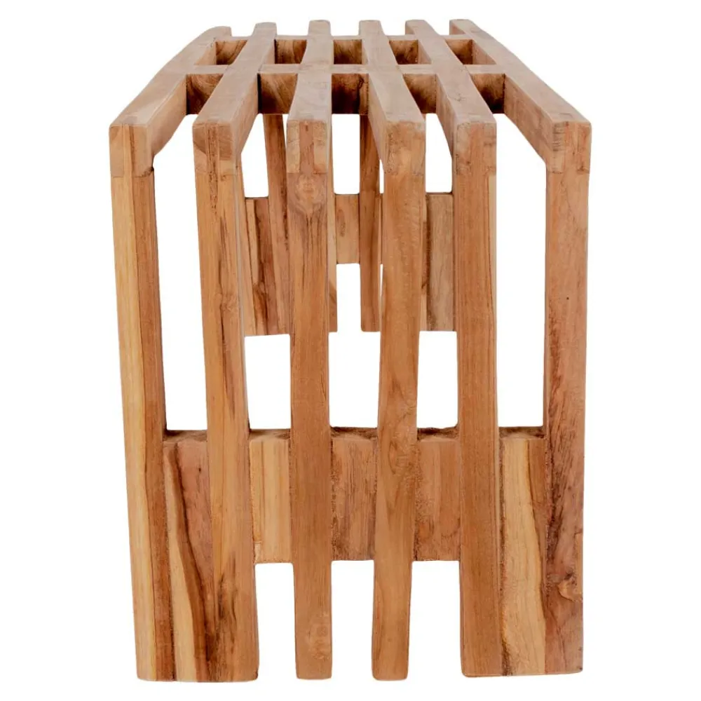 Wohnen 140x45x35 cm Teakholz Bank geölt - Fire