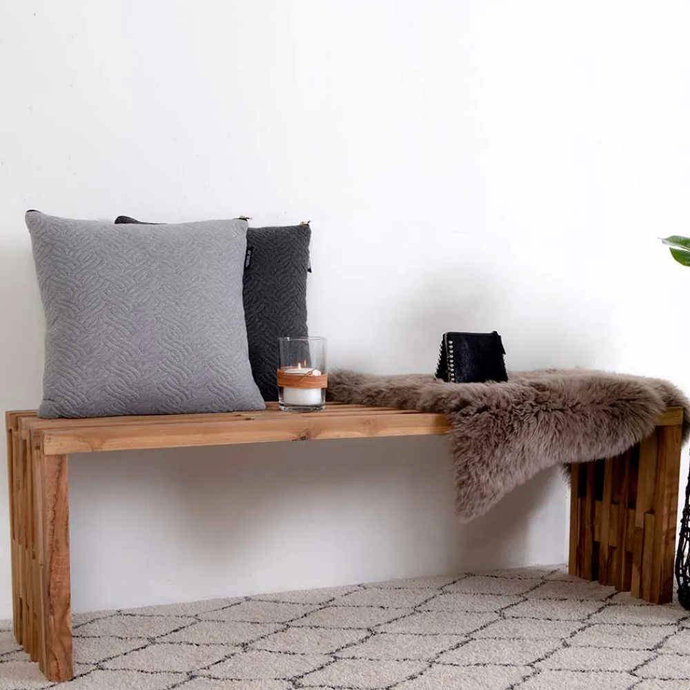 Wohnen 140x45x35 cm Teakholz Bank geölt - Fire