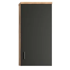 Wohnen 37x75x25 cm 1-türiger Bad Oberschrank modern - Steikun