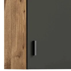 Wohnen 37x75x25 cm 1-türiger Bad Oberschrank modern - Steikun