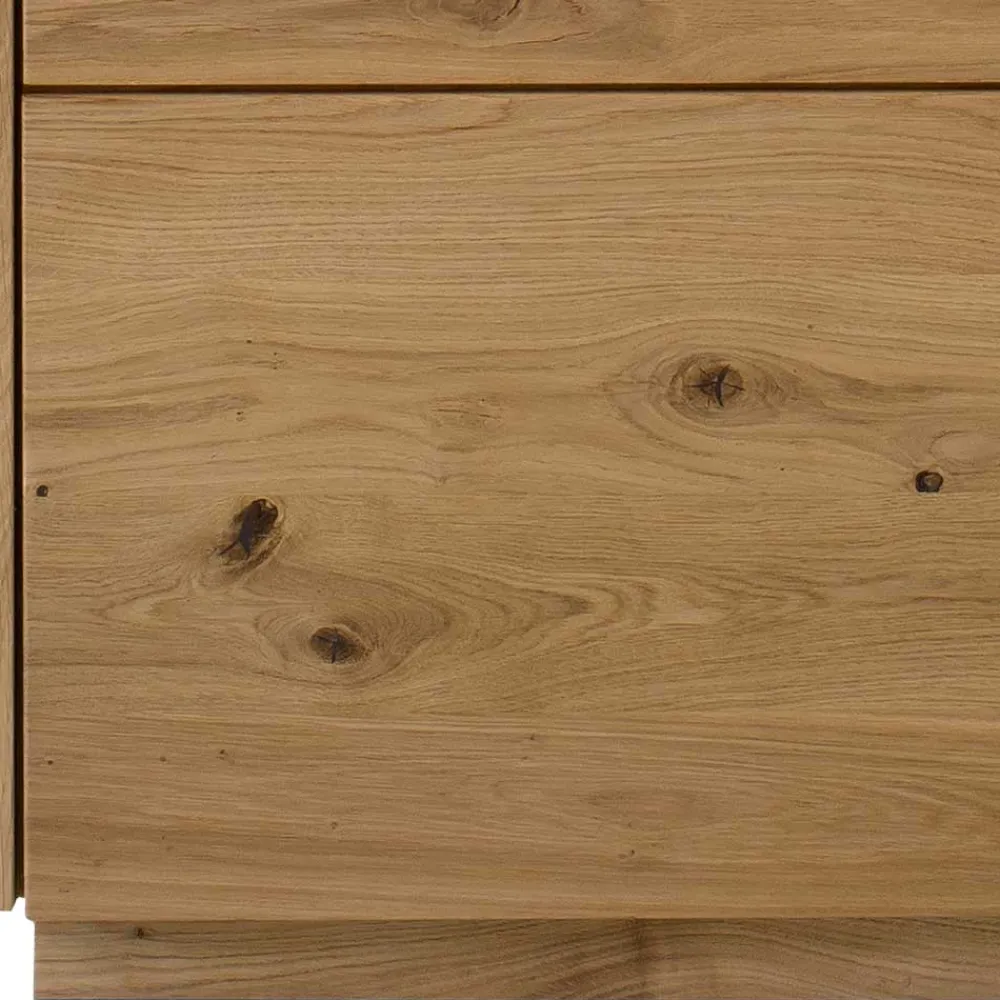 Wohnen Wohnzimmerschränke*63x145x44 cm 1-türiger Vitrinenschrank aus Massivholz - Obinson