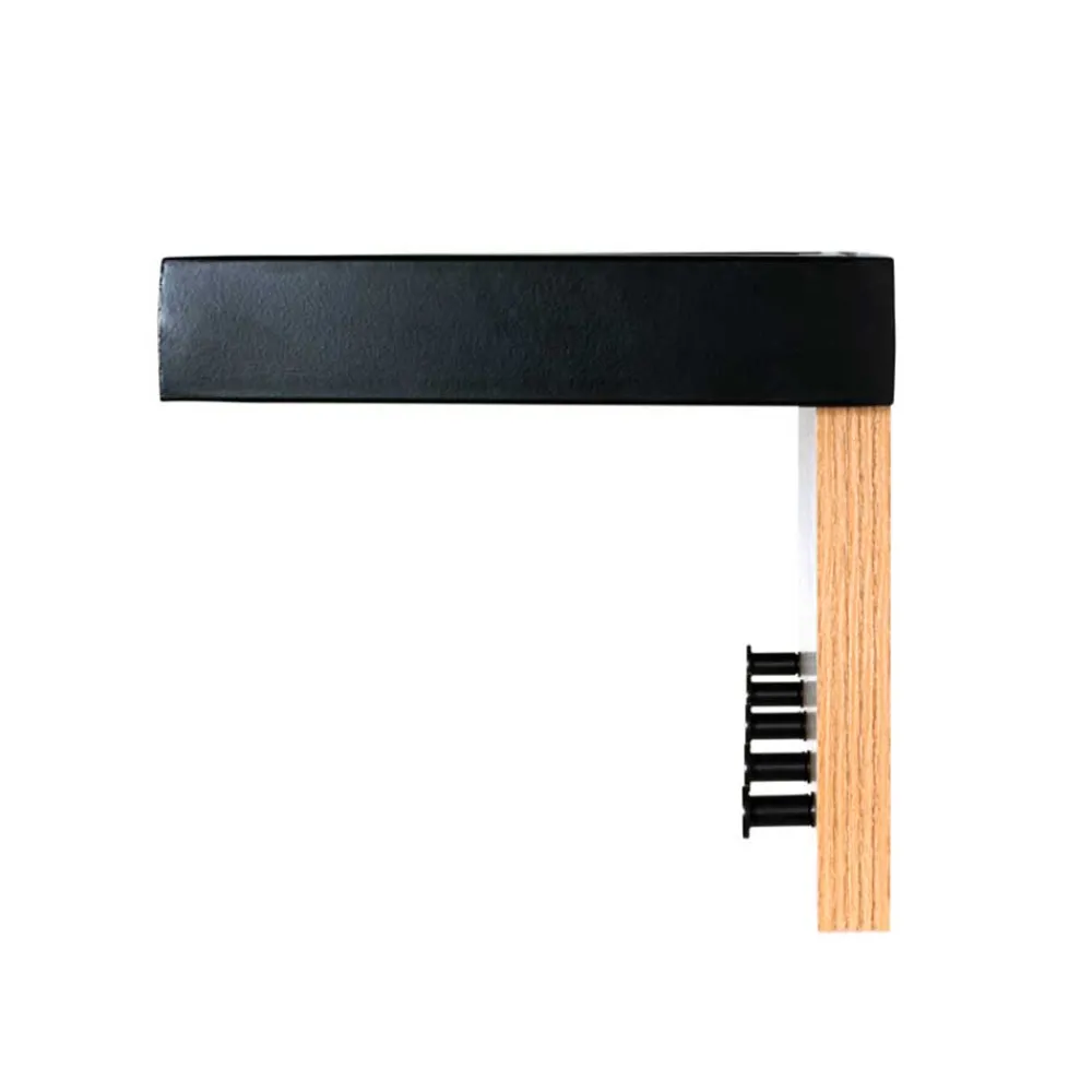 Wohnen 70x24x25 cm Wandgarderobe mit 5 Kleiderhaken - Zyaman