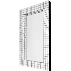 Wohnen 60x90x4 cm Wandspiegel mit Mosaik Rahmen - Solu