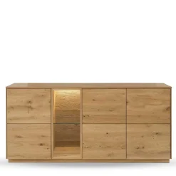 Wohnen 170x80x44 cm Wildeiche Sideboard geölt - Obinson