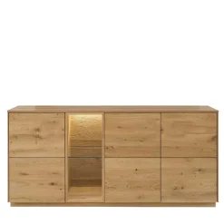Wohnen 170x80x44 cm Wildeiche Sideboard geölt - Obinson